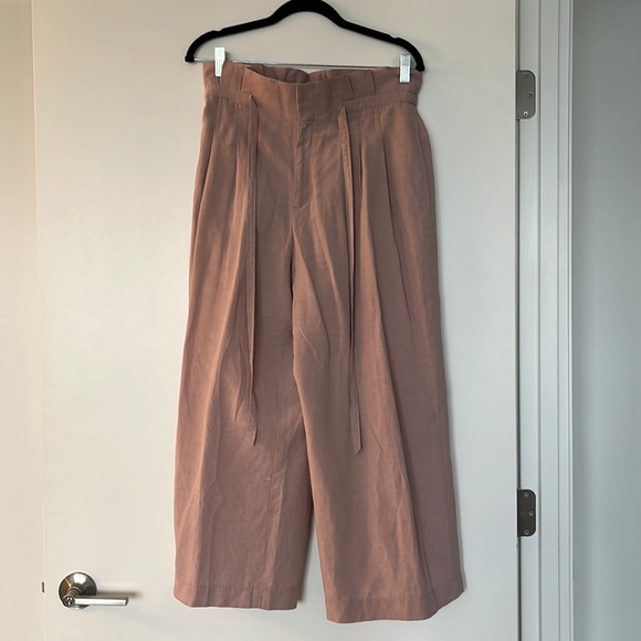 Club Monaco Wide Leg Pants in Mauve - Picture 1 of 6